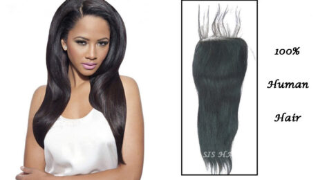 Brazilian Lace Closure Virgin Hair Silky Straight Wavy 4 4 Free Part 1