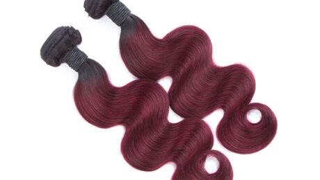 Ombre Remy Hair T1B Burgundy Body Wave (1)