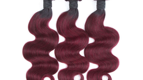Ombre Remy Hair T1B Burgundy Body Wave (2)