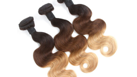 Ombre Remy Human Hair 1B 427 Body Wave (3)