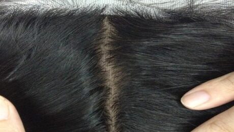 Brazilian Virgin Hair 13  4 Silk Base Lace Frontal Closure Kinky Curly (4)