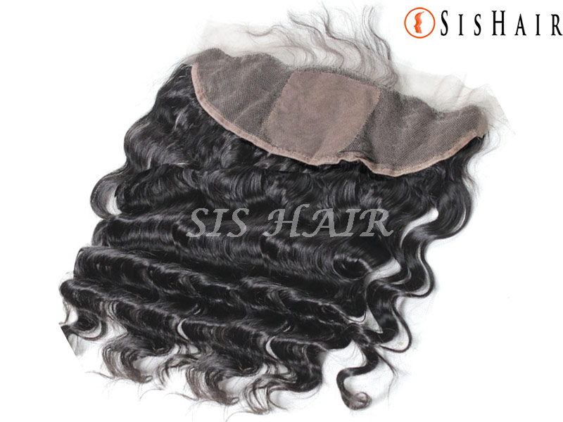 Brazilian Virgin Hair 13×4" Silk Base Lace Frontal Closure Loose Wave