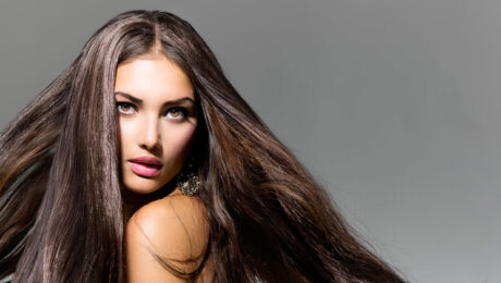 Straight Clip  In Human Hair Extensions Color 4# (Medium Brown)