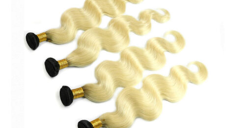 10A Ombre Brazilian Remy Hair Blonde Dark Roots 1B 613 Body Wave 1