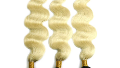 10A Ombre Brazilian Remy Hair Blonde Dark Roots 1B 613 Body Wave 3
