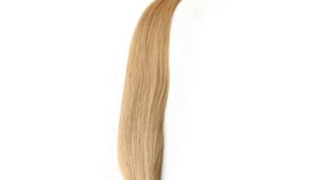 20 Inch Straight Tape In Hair Extensions 27# Dark Blonde (1)