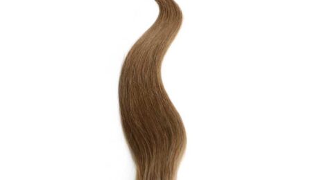 20 Inch Straight Tape In Hair Extensions 8# Chestnut Brown (1)