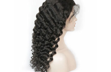 150% Density Human Hair Lace Front Wigs Deep Wave (1)