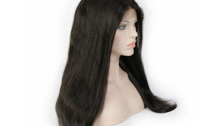 180% Density Human Hair Full Lace Wigs Straight (3)