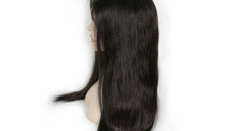 180% Density Human Hair Full Lace Wigs Straight (4)