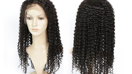 180% Density Human Hair Lace Front Wigs Curly