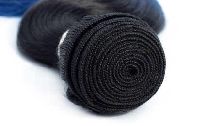 Ombre Remy Human Hair 1B Blue Body Wave (1)