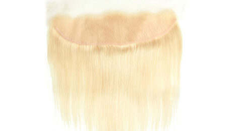 10A Virgin Hair 134 Lace Frontal Closure Straight #613 Blonde 1