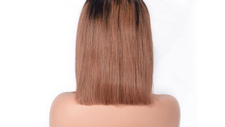 130% Density Human Hair Bob Style Lace Front Wigs Loose Wave Straight 1B 30 3