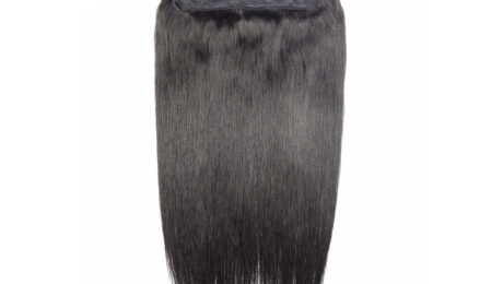 One Piece Clip In Hair Extensions Straight #1B (Natural Black)