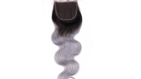 10A Lace Closure Virgin Hair 1BGrey Body Wave 4 4 (1)