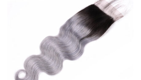 10A Lace Closure Virgin Hair 1BGrey Body Wave 4 4 (2)