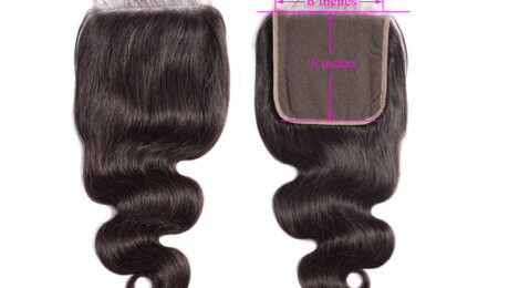 10A Lace Closure Virgin Hair Body Wave 6 6 1