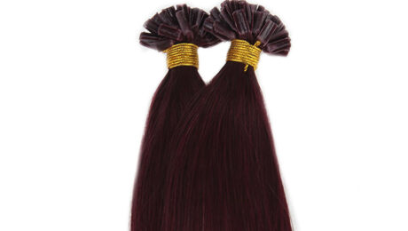 Straight U Tip Hair Extensions 99J 2