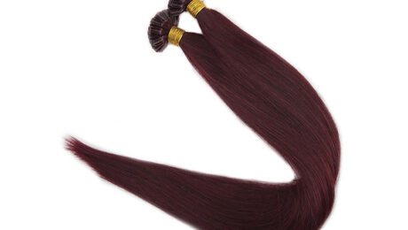 Straight U Tip Hair Extensions 99J 3